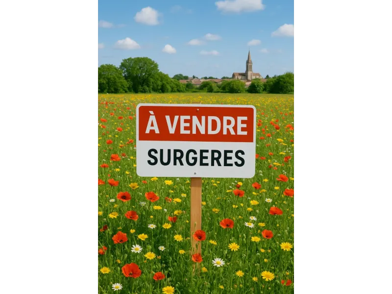 Terrain à bâtir à Surgères