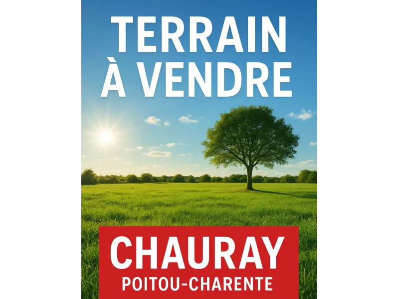 Terrain à bâtir à Chauray