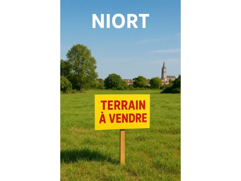 Terrain à bâtir à Niort