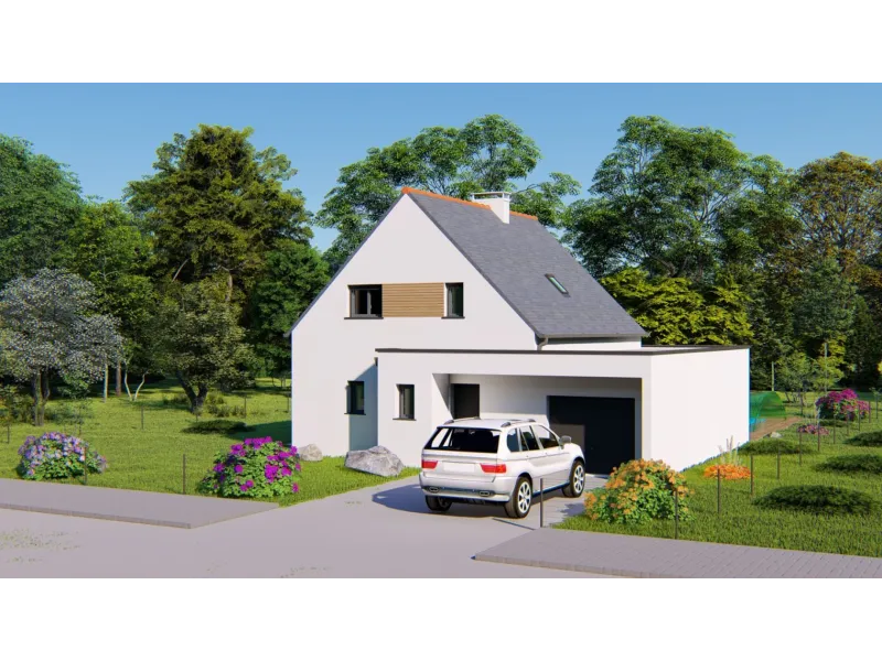 Maison neuve à Gosné