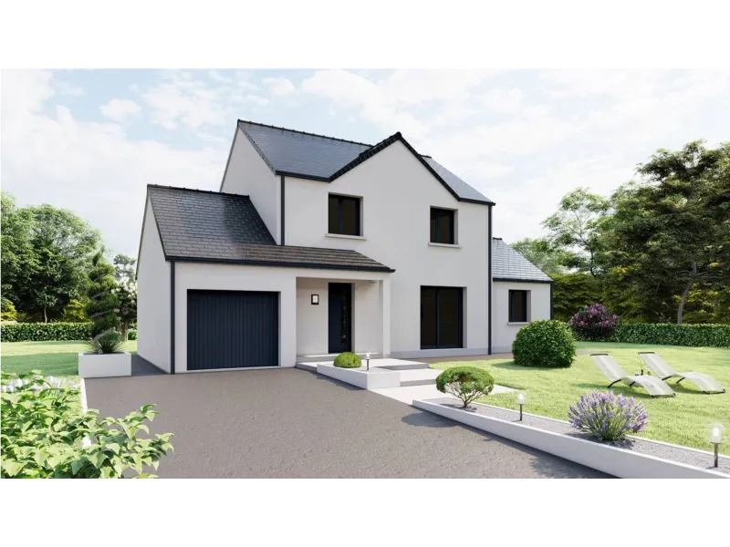 Maison neuve à Pleugueneuc