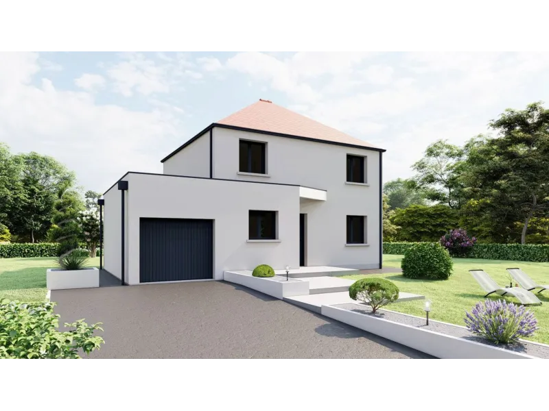 Amelie Toit Plat T6-4ch93, modèle de maison Maisons SOCOREN