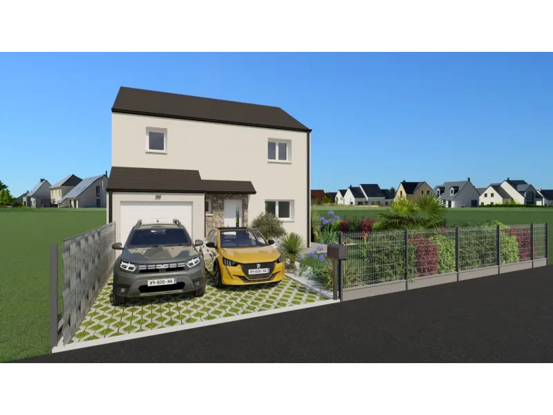 Maison neuve à Montreuil-le-Gast