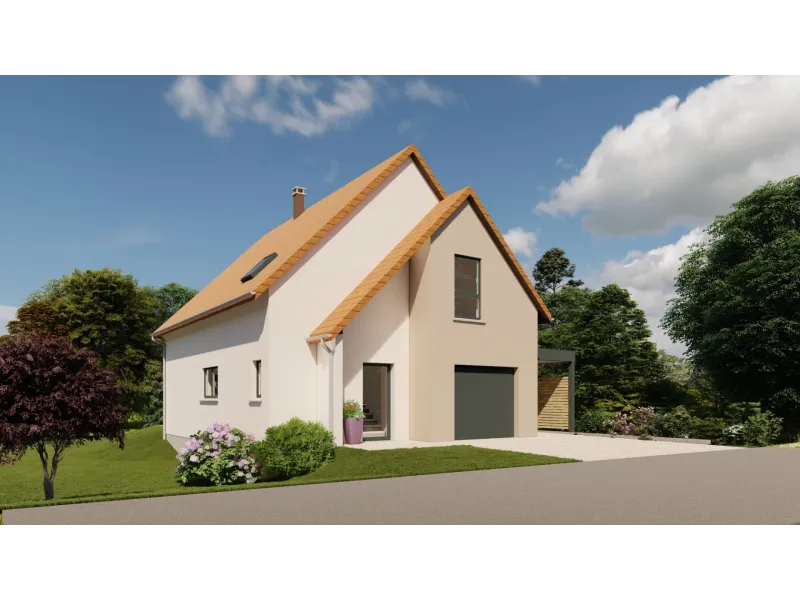 Maison neuve à Scharrachbergheim-Irmstett