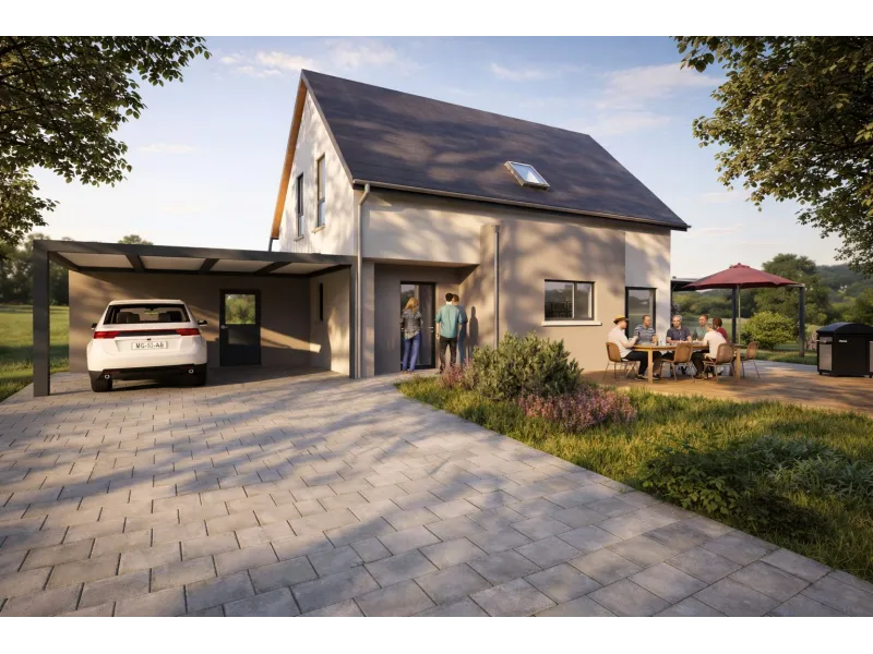 Maison neuve à Preuschdorf