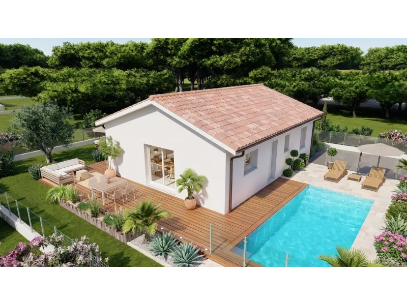 Maison neuve à Magescq