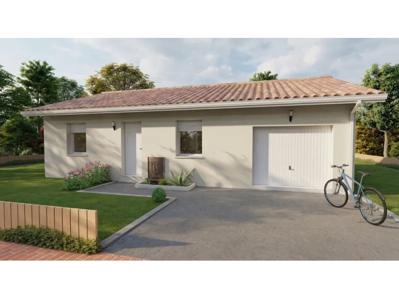 Maison neuve à Laluque