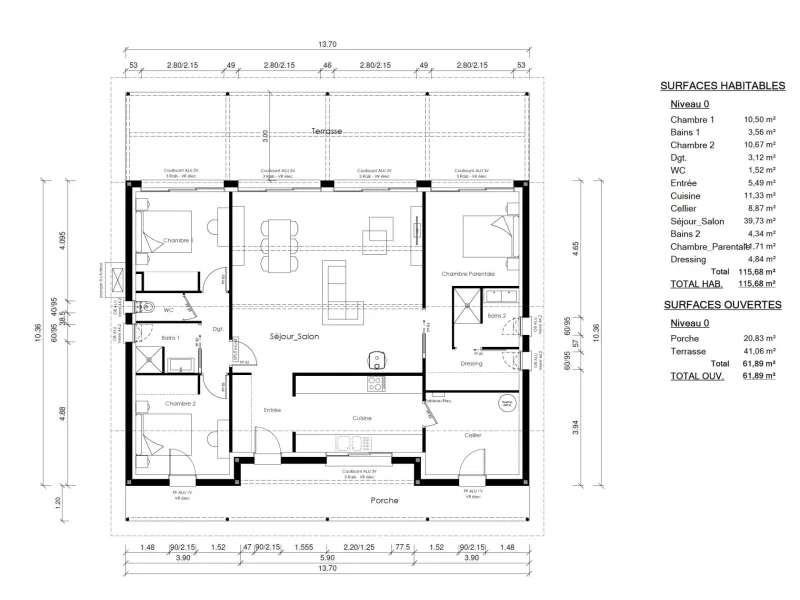 Maison neuve à Hourtin