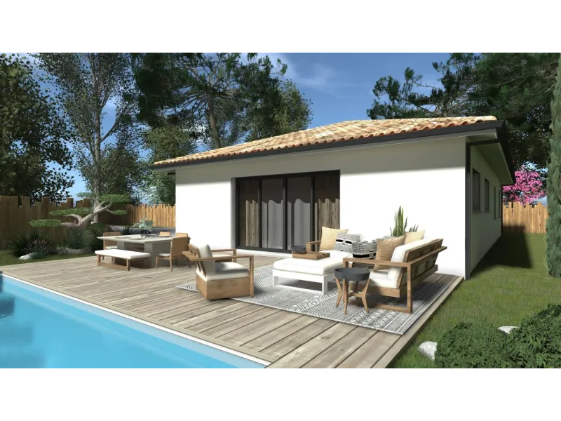 Maison neuve à Biscarrosse