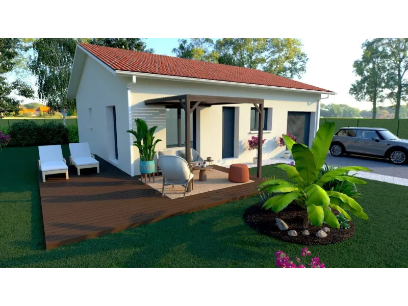 Maison neuve à Laluque