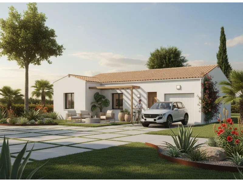 Maison neuve à Chaniers