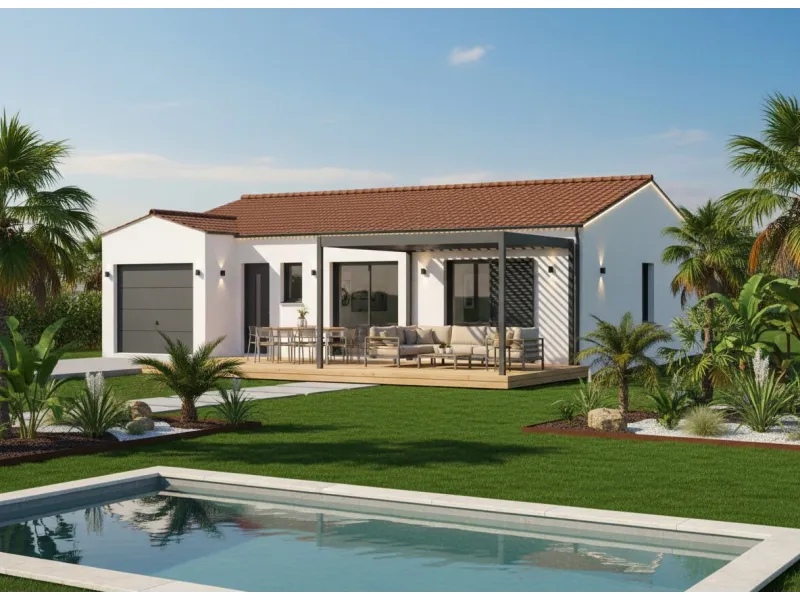 Maison neuve à Chaniers