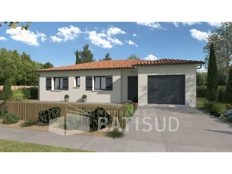 Carla-3ch100, modèle de maison MAISONS BATI SUD