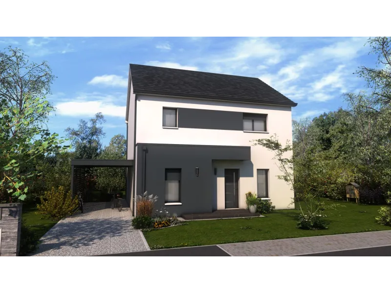 Maison neuve à Fontaine-Simon