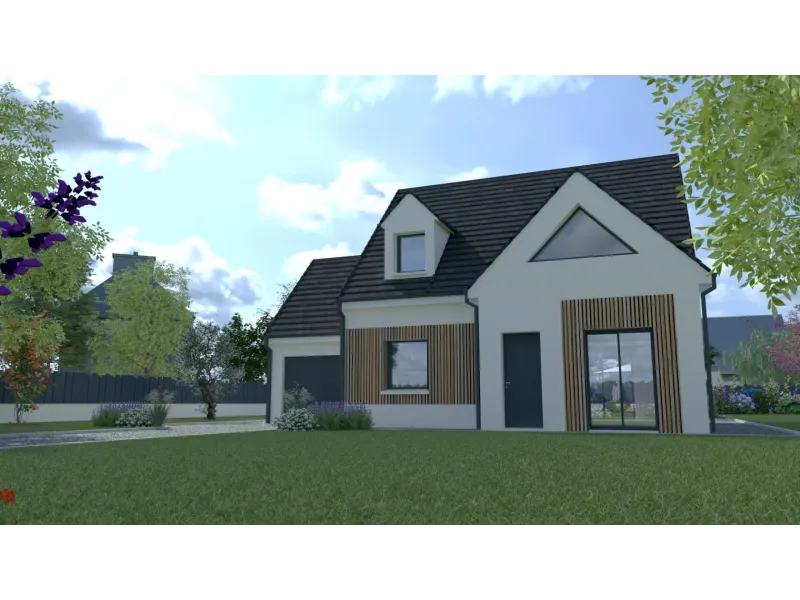 Maison neuve à Croth