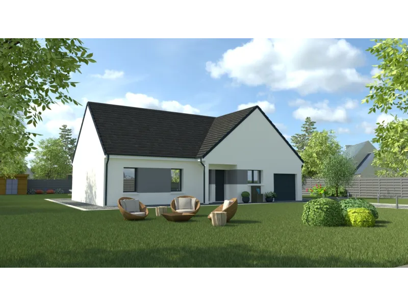 Maison neuve à Croth