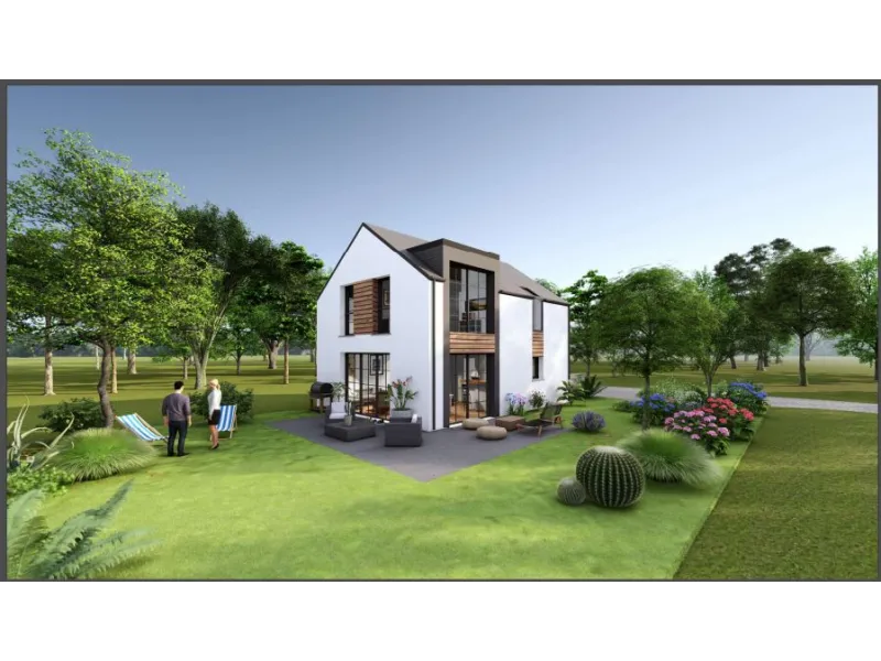Maison neuve à Sainte-Hélène