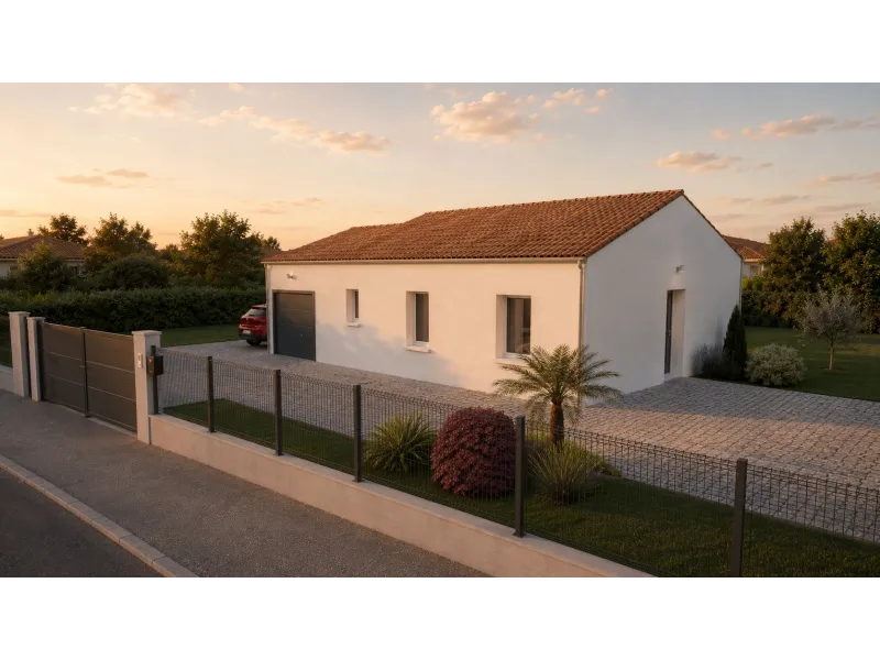 Maison neuve à Biard