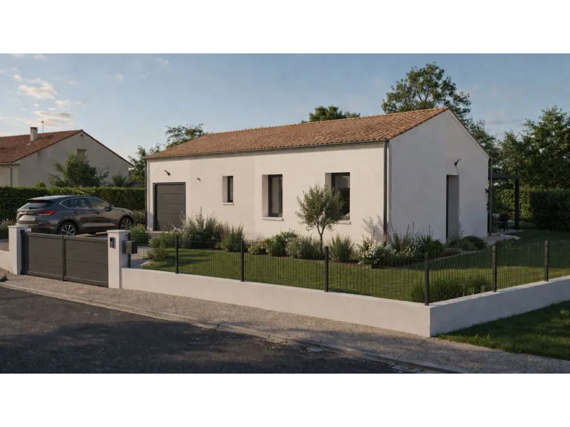 Maison neuve à Biard