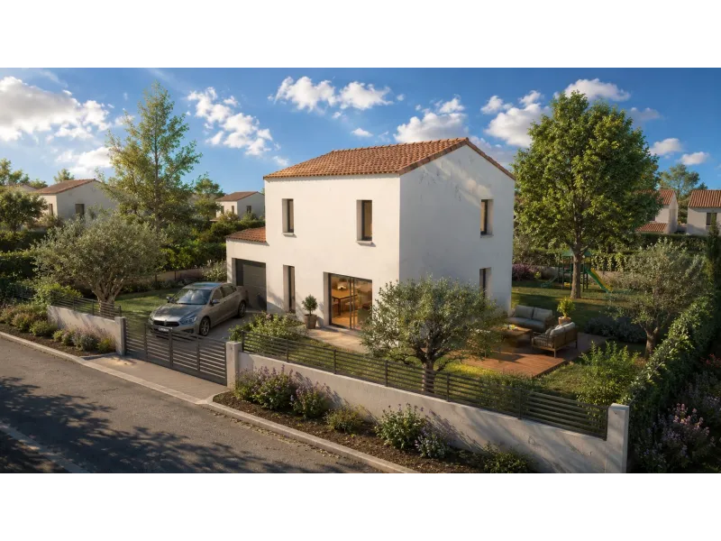 Maison neuve à Biard