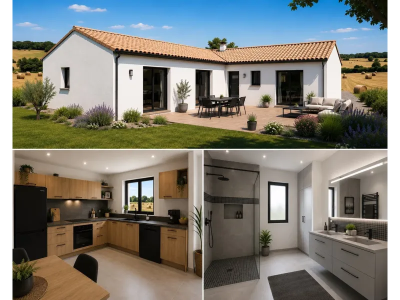 Maison neuve à Chaix
