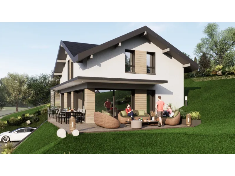 Faller sous Sol 110m2, modèle de maison Maisons Oxygène