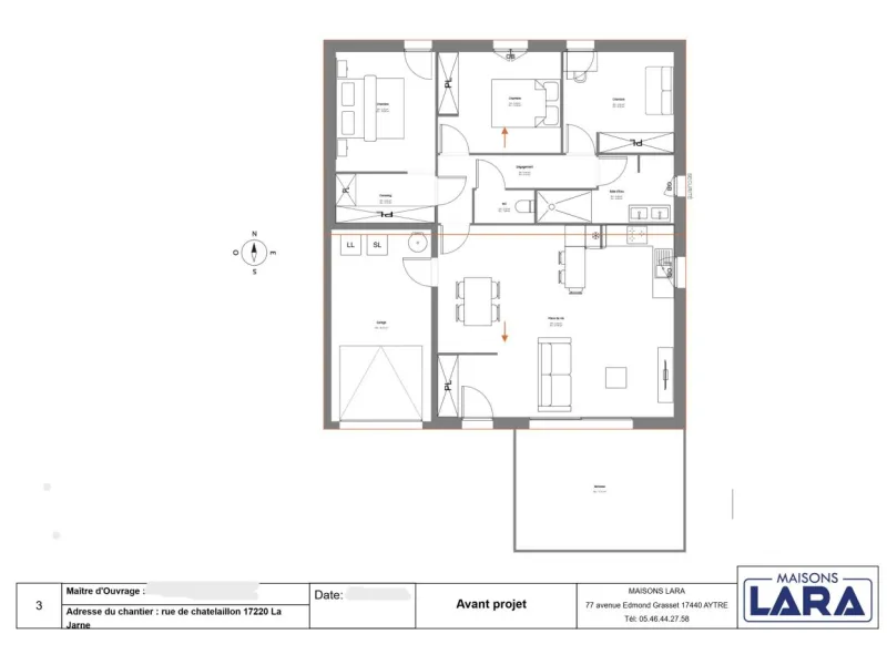 Maison neuve à La Jarne