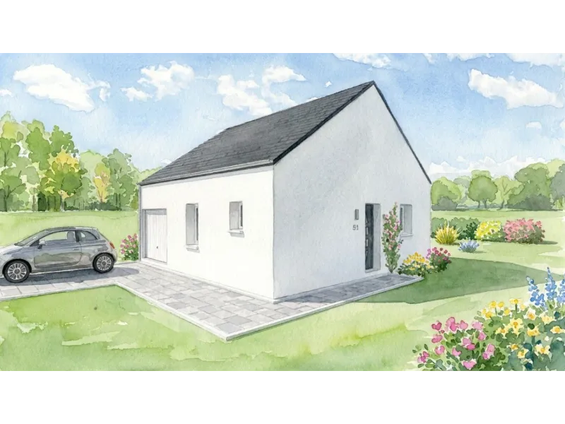 Maison neuve à Rannée