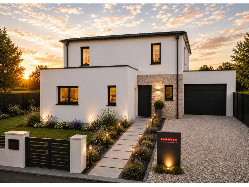 Maison neuve à Marzan