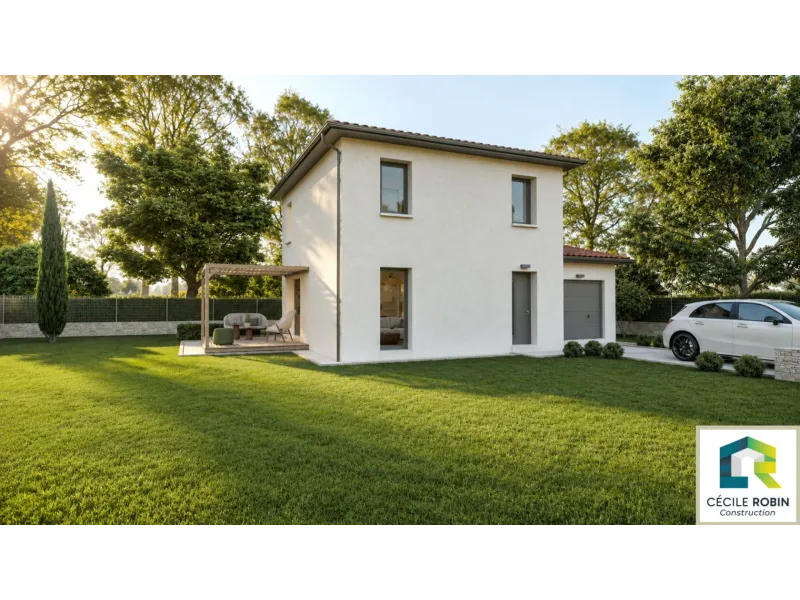 Maison neuve à Frans