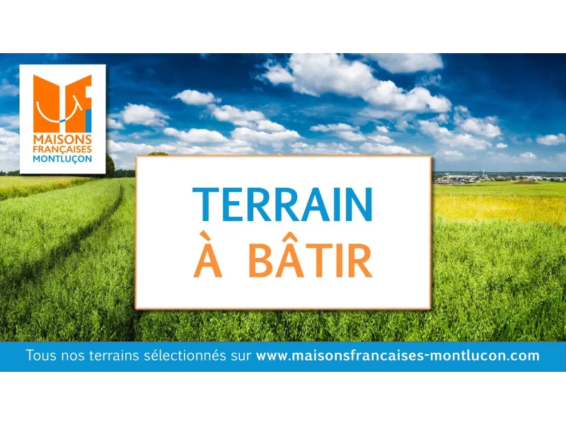 Terrain à bâtir à Boussac