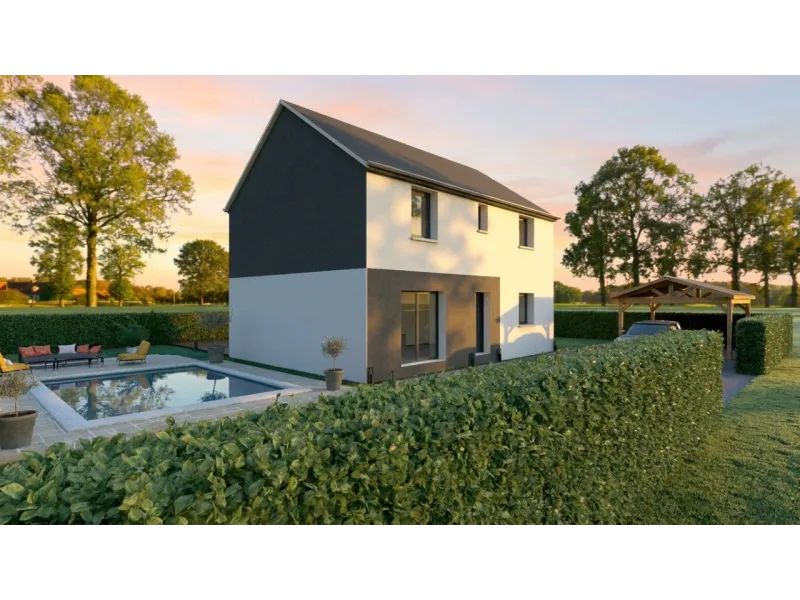 Maison neuve à Ognes