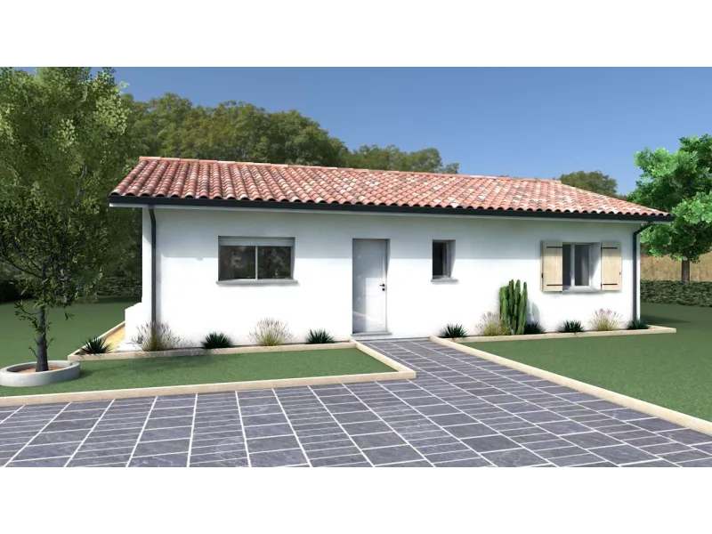 Maison neuve à Saint-Avit