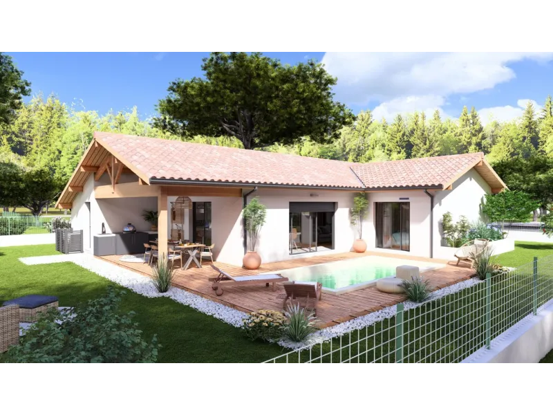 Maison neuve à Léon