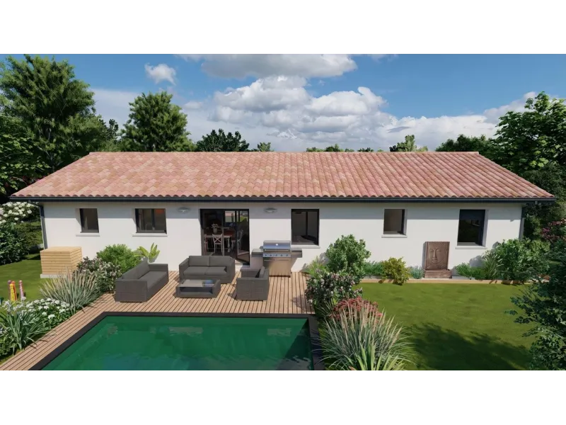 Maison neuve à Razès