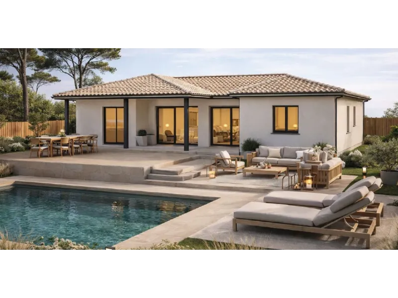 Maison neuve à La Brède
