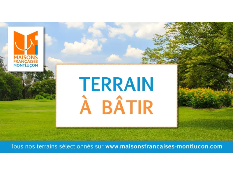 Terrain à bâtir à Boussac