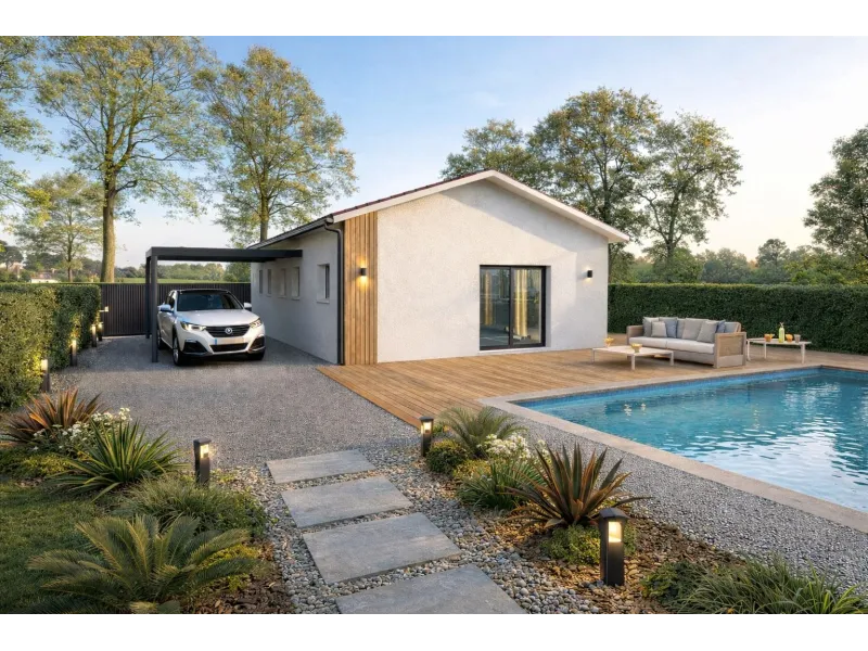 Maison neuve à Saint-Jean-de-Marsacq