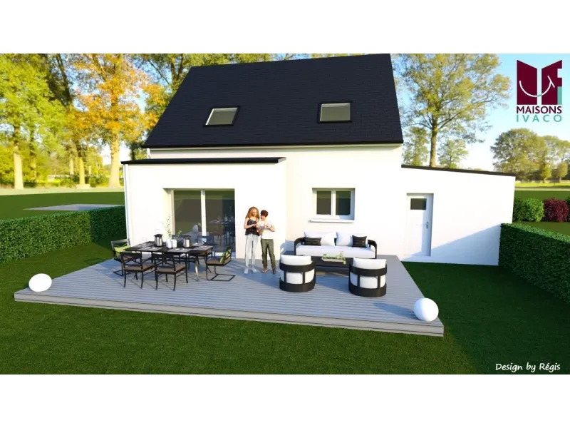Maison neuve à Marzan