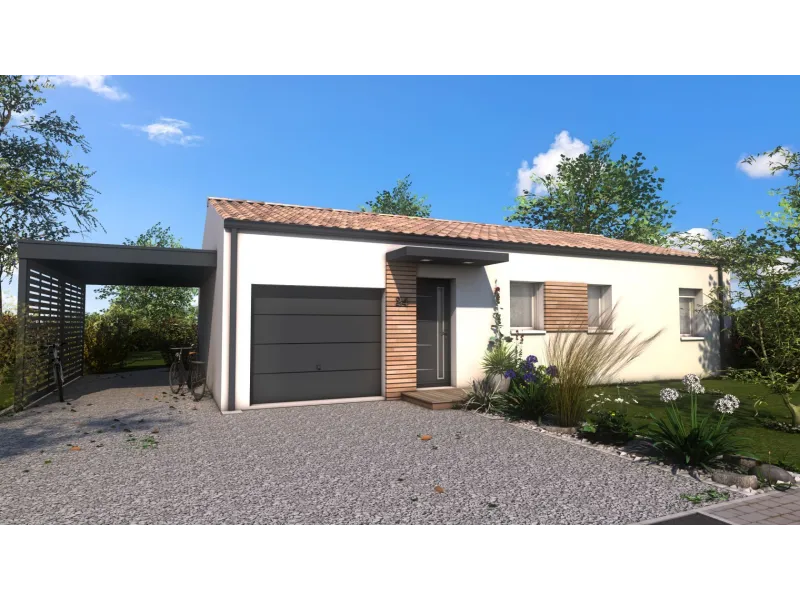 Maison neuve à Saint-Denis-du-Pin