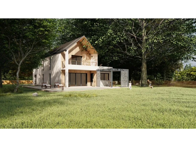 Maison neuve à La Chapelle-des-Marais