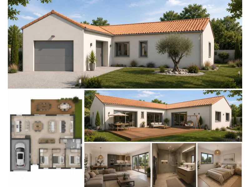 Maison neuve à Saint-Médard-d'Aunis