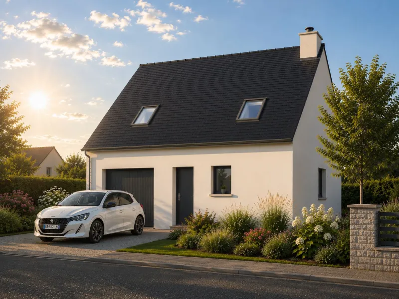 Maison neuve à Sainte-Sève