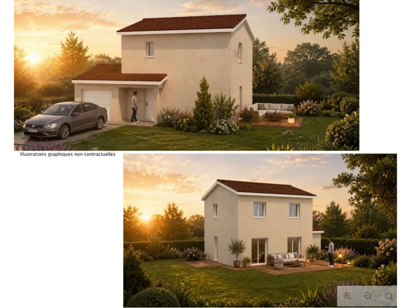 Maison neuve à Saint-Didier-de-Formans