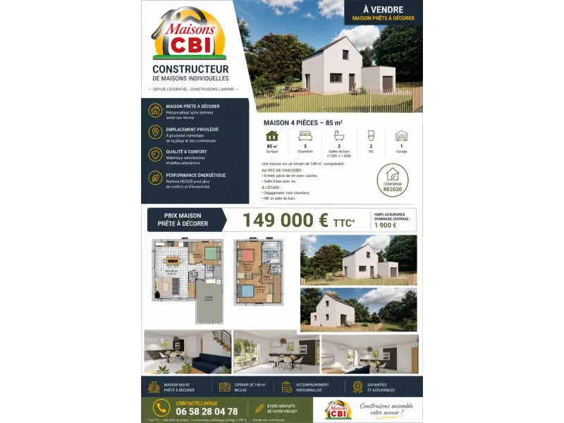 Maison neuve à La Vraie-Croix