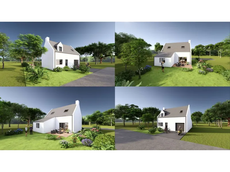 Maison neuve à Groix