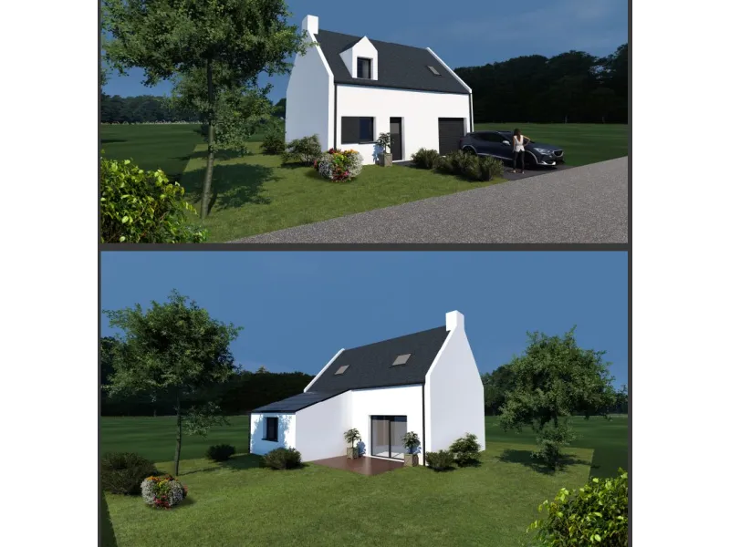 Maison neuve à Groix