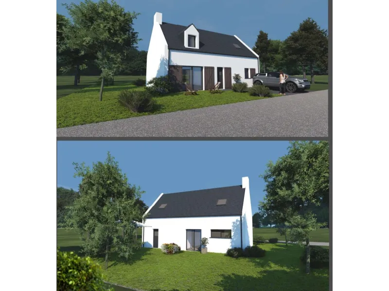 Maison neuve à Groix