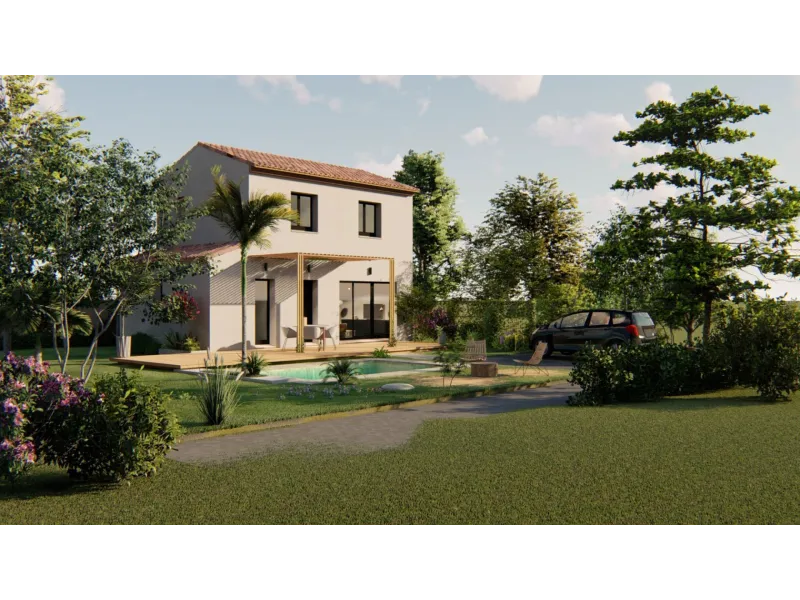 Maison neuve à Laudun-l'Ardoise
