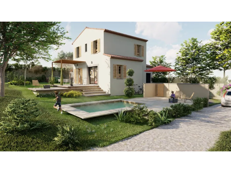 Maison neuve à Laudun-l'Ardoise